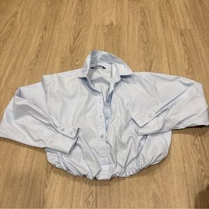 Zara Light Blue Casual Shirt